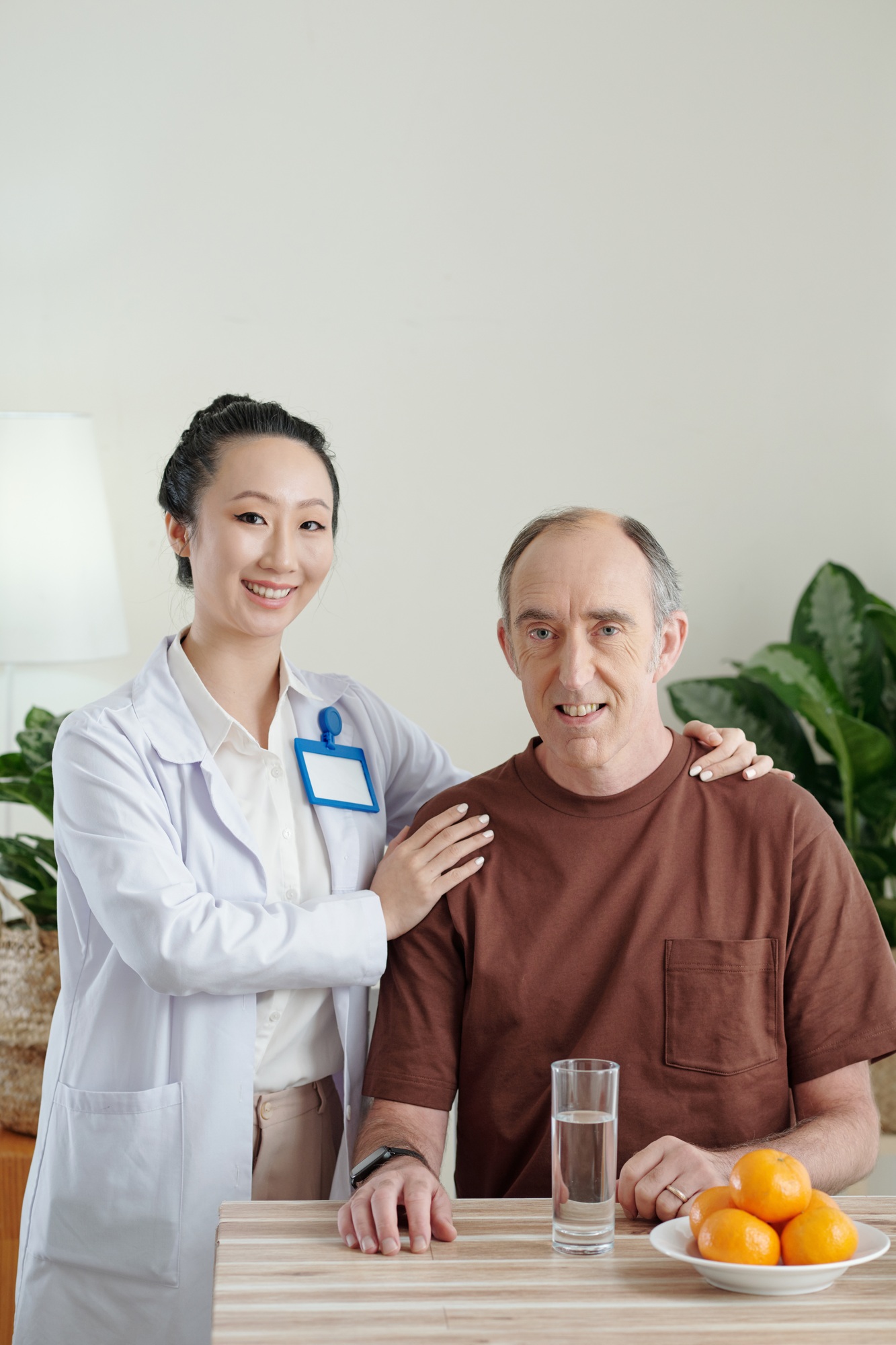 Caregiver Supporting Patient